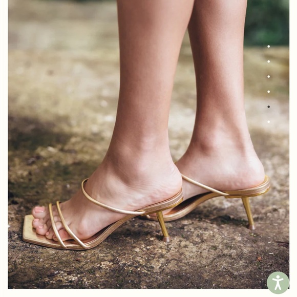Cult Gaia Lydia Sandal - Gold, New! - Picture 2 of 3